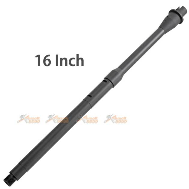 5KU Aluminium 16 Inch Outer Barrel for Marui M4 MWS Series (Black)