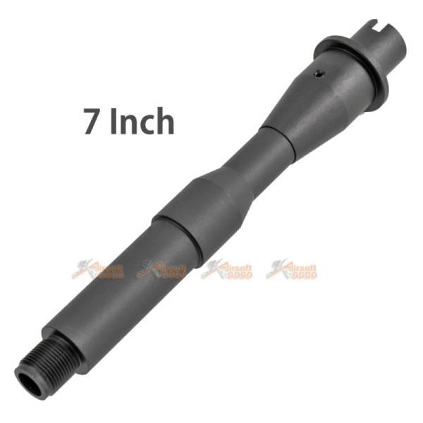 5KU Aluminium 7 Inch Outer Barrel for Marui M4 MWS Series (Black)
