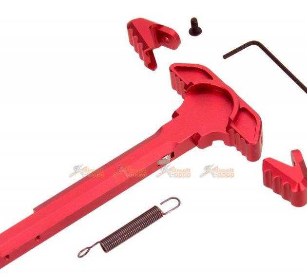 M4 AEG Strike Latchless Charging Handle for Marui Standard (Red)