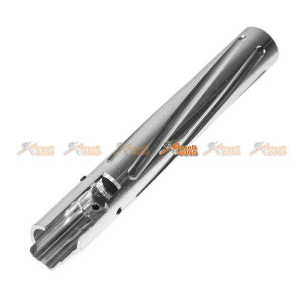 5KU Non-Recoil Outer Barrel (Spiral) for Hi-Capa 5.1 (Silver) - Image 2