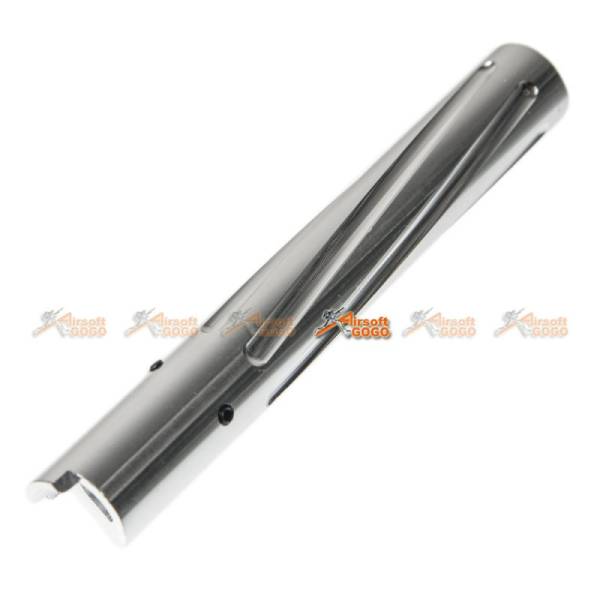 5KU Non-Recoil Outer Barrel (Spiral) for Hi-Capa 5.1 (Silver) - Image 3