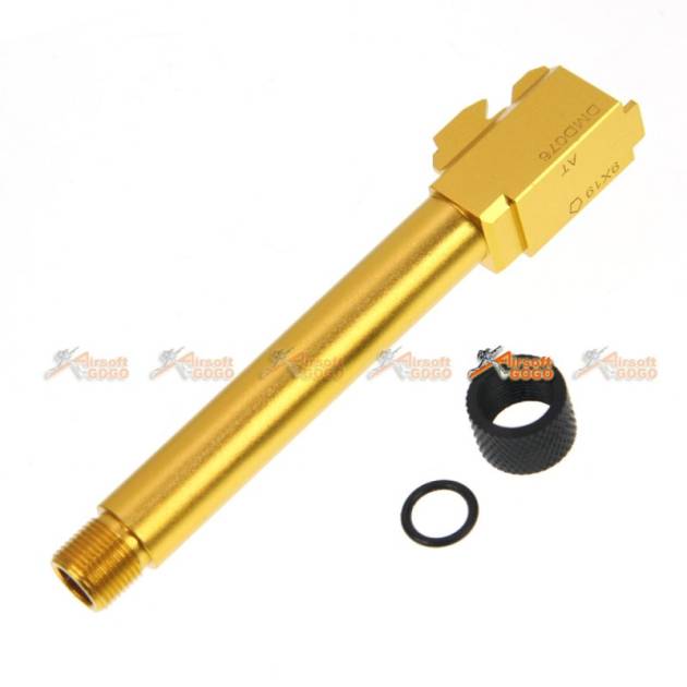 5KU -14mm Other Barrel for Marui G17 (Gold)