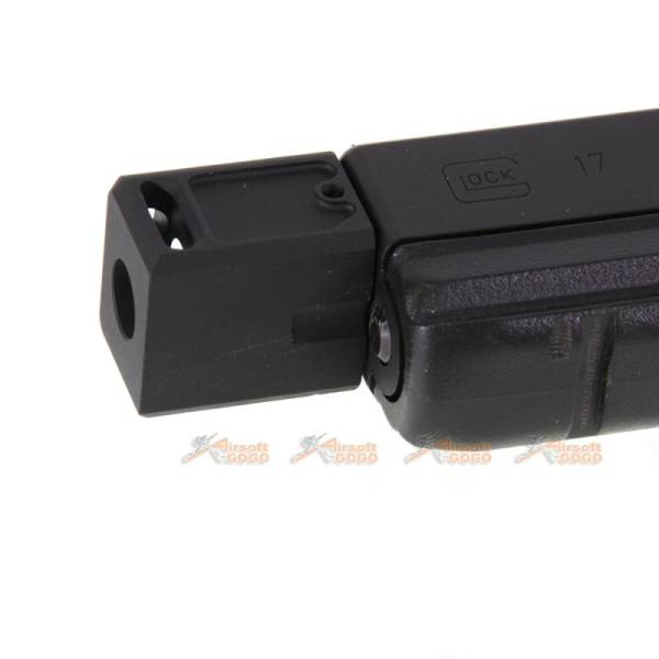 5KU 14mm CCW Metal Micro Compensator V3 for Marui G17 Series GBB (Black) - Image 4