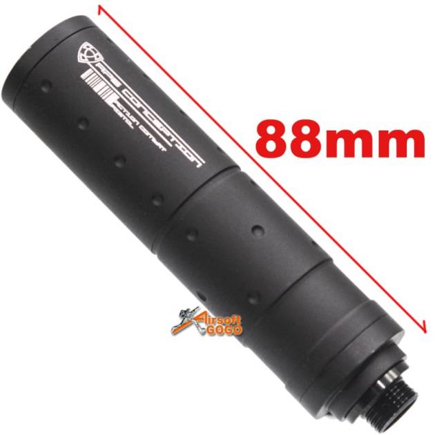 A.P.S. Mock Silencer for WE GBB Airsoft Pistol (Diameter: 23mm x Length: 88mm)