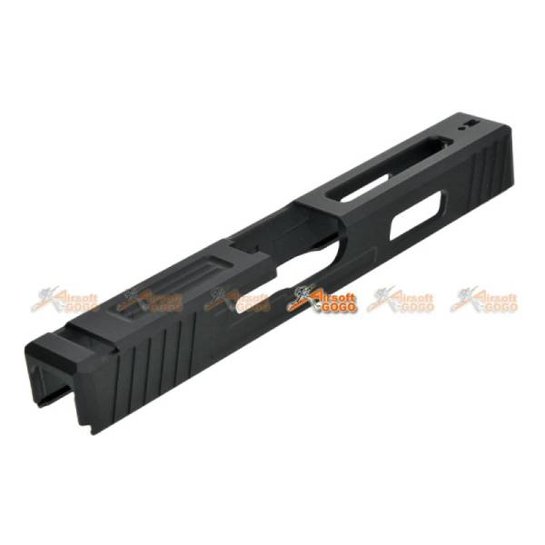 APS CNC Aluminum Metal LEGACY Slide for Marui APS 17 Series (Black) - Image 2
