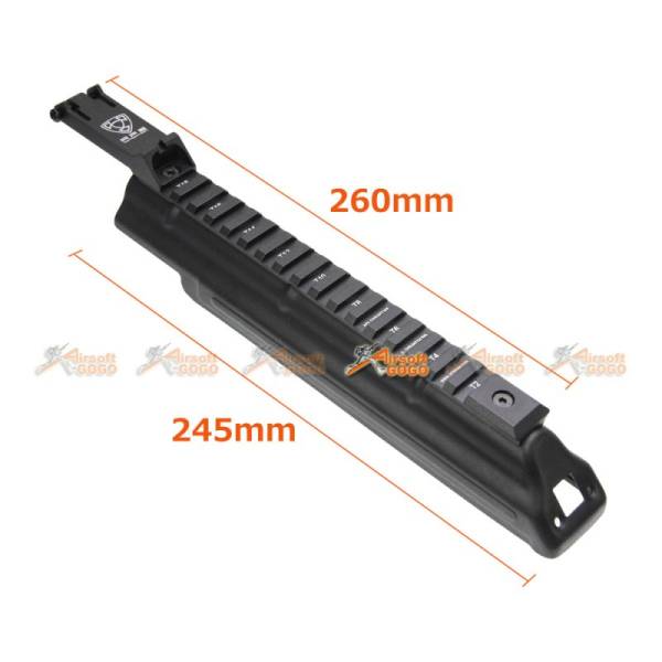 APS AK Receiver Cover with 20mm Tactical Rail Rear Sight for AEK Series AEG - Image 3