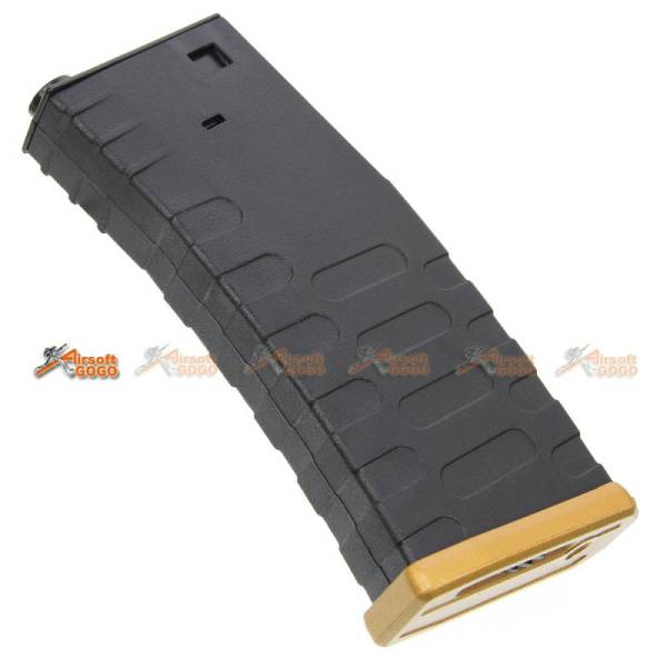 A.P.S. 300rds Hi-Cap U Mag for ASR/UAR/M4 Series AEG (Gold) - Image 2