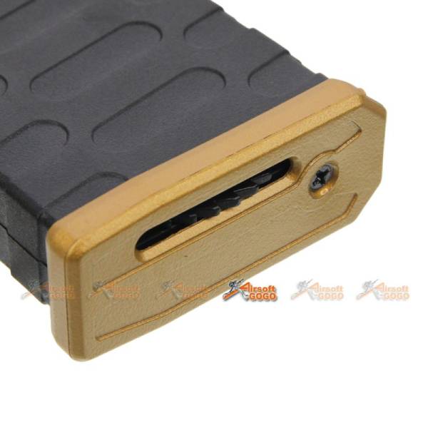 A.P.S. 300rds Hi-Cap U Mag for ASR/UAR/M4 Series AEG (Gold) - Image 4