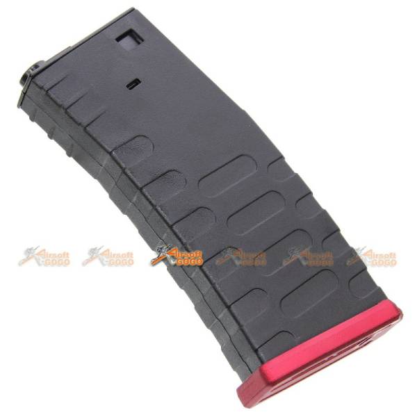 A.P.S. 300rds Hi-Cap U Mag for ASR/UAR/M4 Series AEG (RED) - Image 2