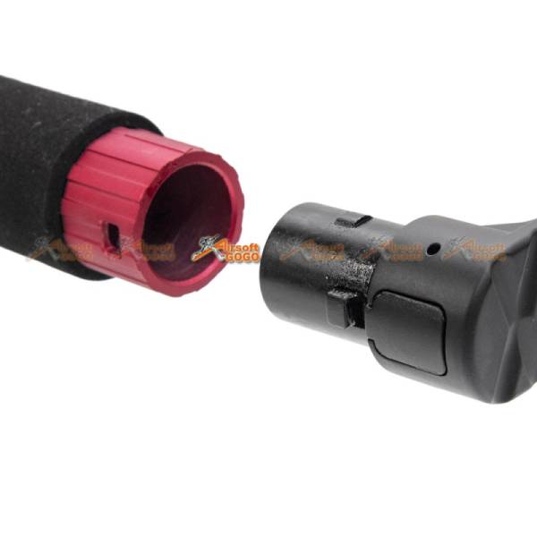 A.P.S. TRON Stock Tube For M4 Series Airsoft AEG (Red) - Image 2