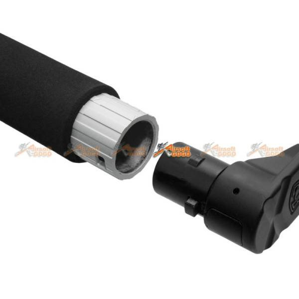 TRON Stock Tube for APS M4 Series Airsoft AEG (Silver) - Image 2