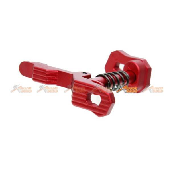 A.P.S. Phanton Ambi Mag Release Catch for M4 AEG (Red) - Image 2