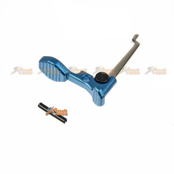 A.P.S. Phanton Bolt Release Catch for M4 AEG (Blue) - Image 2
