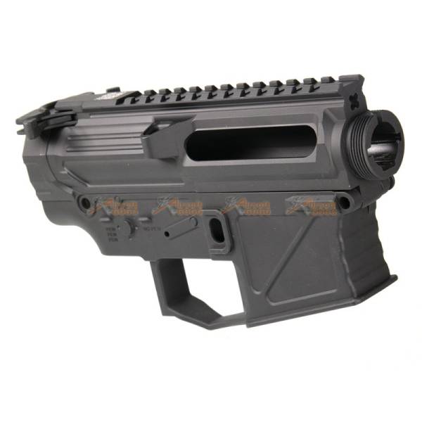 APS Upper & Lower Receiver with PEW Inscription for APS M4 Ver.2 Gearbox (Black) - Image 4