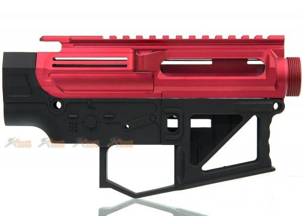 APS PER Light Weight Receiver for APS M4 AEG (Red with Black) - Image 2