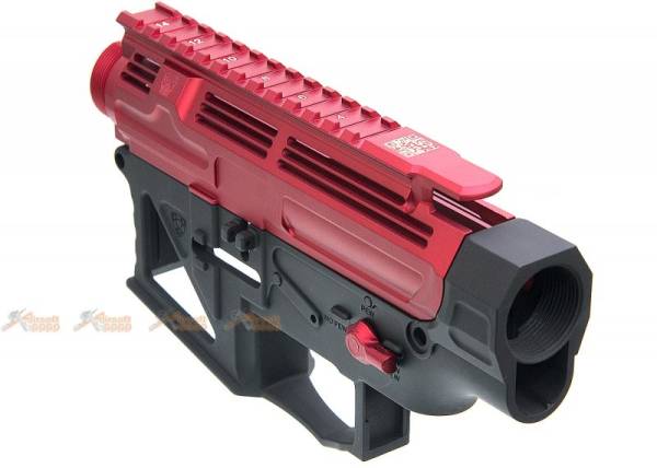 APS PER Light Weight Receiver for APS M4 AEG (Red with Black) - Image 4