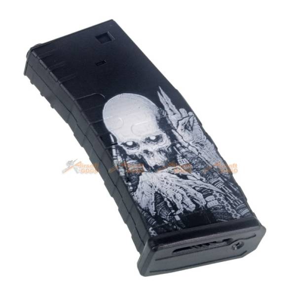 APS 300rd U-Mag Hi-Cap Magazine for M4 / M16 / UAR Series Airsoft AEG Rifles (Reaper Logo) - Image 4