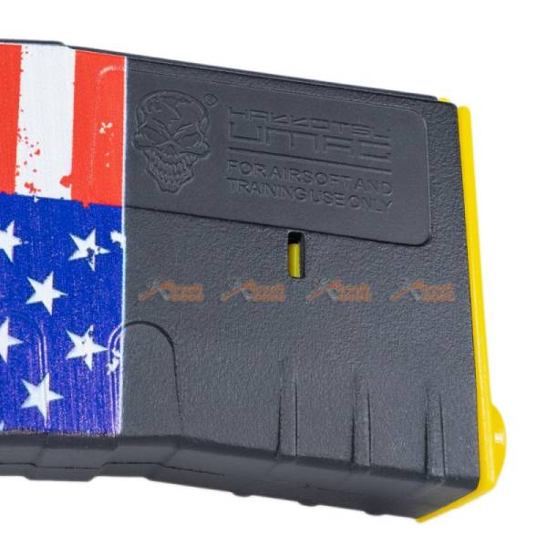 APS 300rd U-Mag Hi-Cap Magazine for M4 / M16 / UAR Series Airsoft AEG Rifles (US Flag) - Image 4