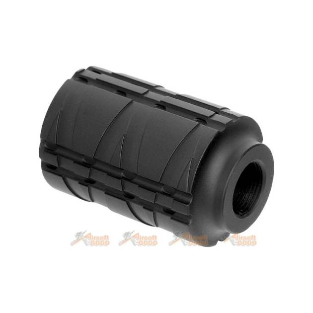 14mm- CCW Metal Sound Amplifier Flash Hlider (Type A) for Airsoft AEG
