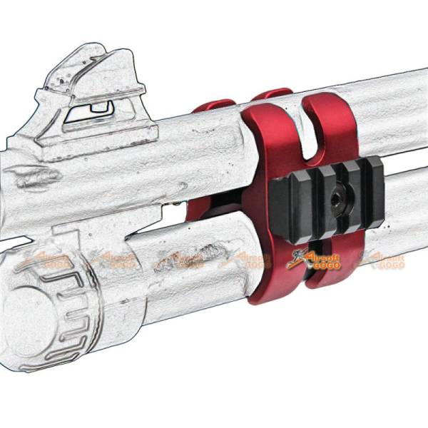 A.P.S. CAM 870 Type S Barrel Mount (Red) - Image 4