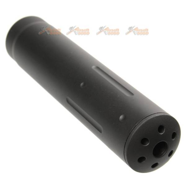 APS Metal 155mm Raptor Silencer (14mm CCW, Black) - Image 2