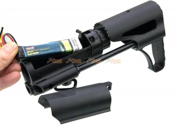 APS Sting Spring Collapsible AEG Stock for Marui G&P KRYTAC Standard M4 AEG (Black) - Image 3