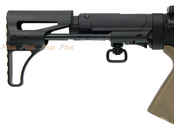 APS Sting Spring Collapsible AEG Stock for Marui G&P KRYTAC Standard M4 AEG (Black) - Image 4