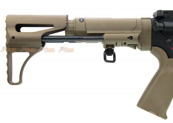 APS Sting Spring Collapsible AEG Stock for Marui G&P KRYTAC Standard M4 AEG (TAN) - Image 4