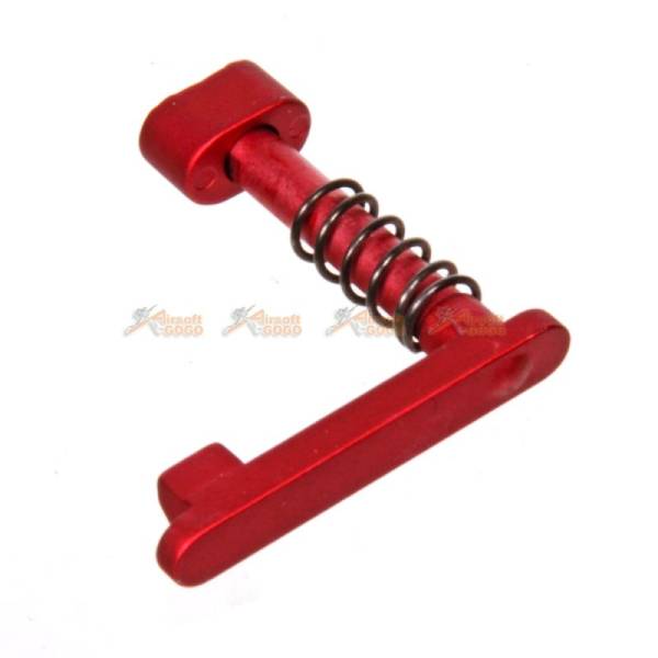 APS F1 Firearms Magazine Release for F1 Firearms  / APS Phantom Extremis  / APS ASR Series (Red) - Image 2