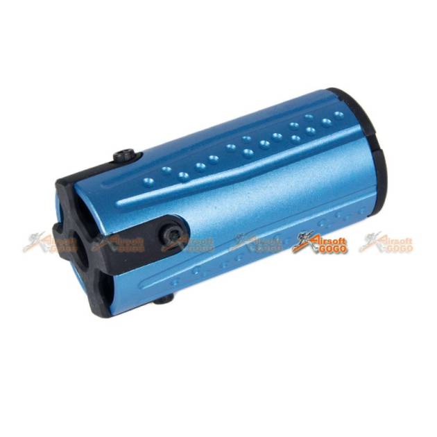 APS Falkor Defense "BLAST CAP" Muzzle Brake (Blue, 14mm CCW)