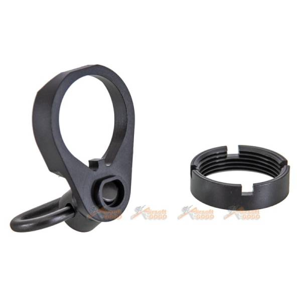 Airsoft Artisan QD Sling plate For Marui M4 MWS GBBR (Black) - Image 3