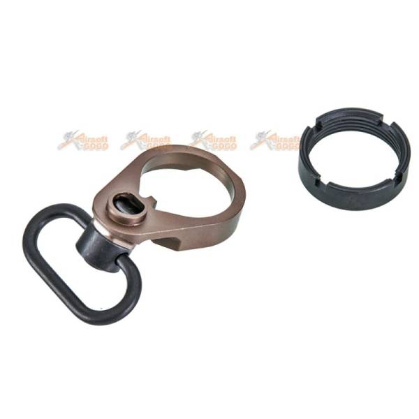 Airsoft Artisan QD Sling plate For Marui M4 MWS GBBR (Bronze) - Image 3