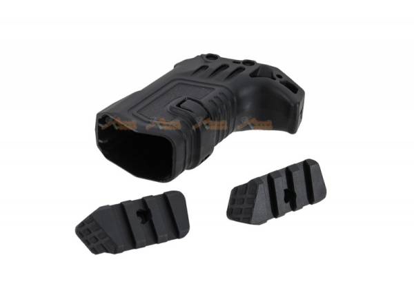 Action Army AAP01 Mag Extend Grip 20mm Rail Ver. (Black) - Image 3