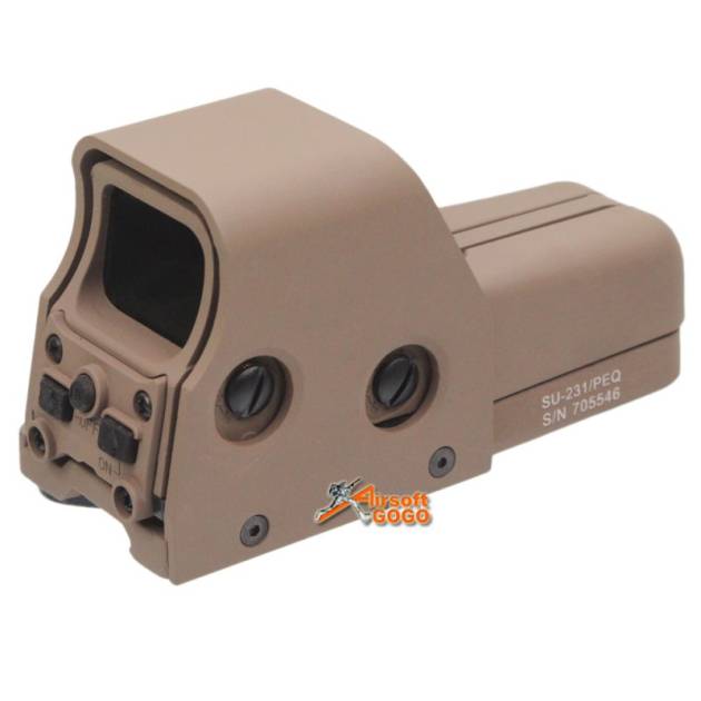 553 Holographic 5/L RED & GREEN Dot Sight (TAN)