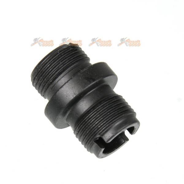 Army Force Steel Barrel Extender Adapter for Airsoft AEG / GBBR (14mm CW to 14mm CCW) (Black) - Image 2