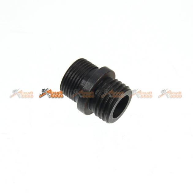 Army Force 14mm+/- Steel Silencer Adapter for Marui MP5KA4, Well G55