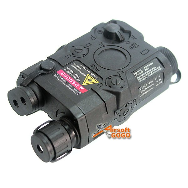 Army Force  Navy Seal SOF PEQ-15 LA-5 Battery Case (Black)