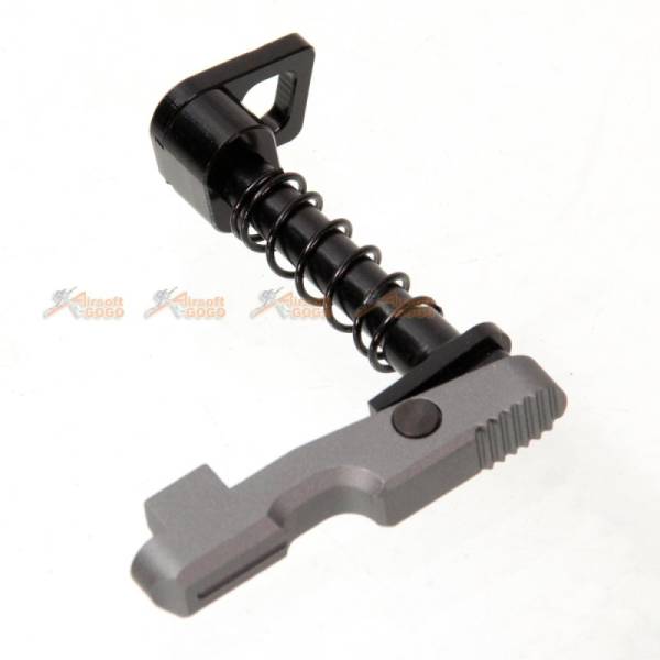 Army Force Metal Magazine Catch for AEG M4 (Grey) - Image 2
