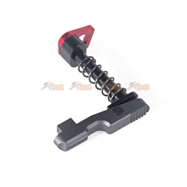 Army Force CNC Magazine Catch for AEG M4 (Red) - Image 2