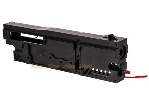 CNC Aluminum Gearbox Shell for A&K / Classic Army M249 Series Airsoft AEG (Black) - Image 2