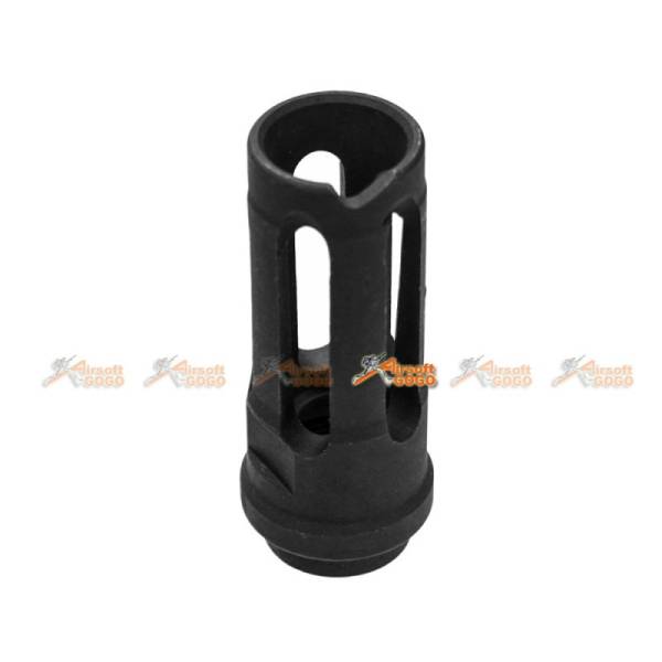 Army Force Phantom Type Steel Flash Hider 14mm CCW (Black) - Image 2