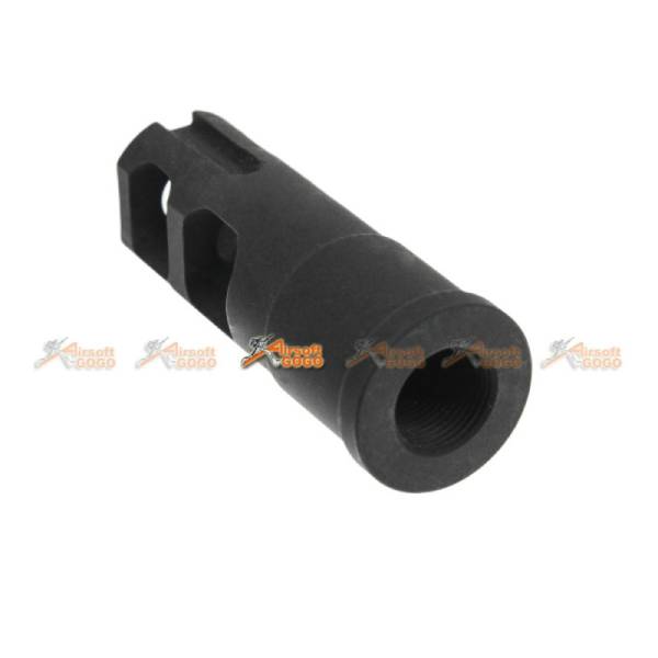 Army Force -14mm CCW Steel Flash Hider for AEG GBB - Image 2