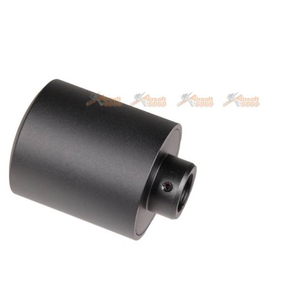 Army Force Metal Tactical 55mm Flash Hider (14mm CCW) for AEG - Black - Image 4