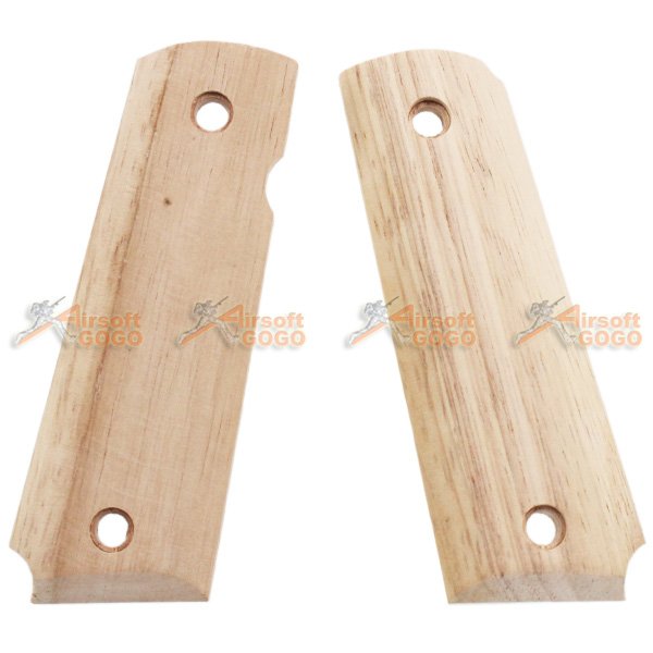 RAW Wood Grip Cover for Painting Design on WE Socom Gear 1911 GBB
