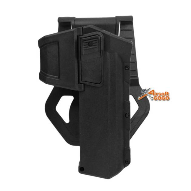 Army Force Polymer Hard Case Movable Holsters for G17/G18/G19 Airsoft (Black)