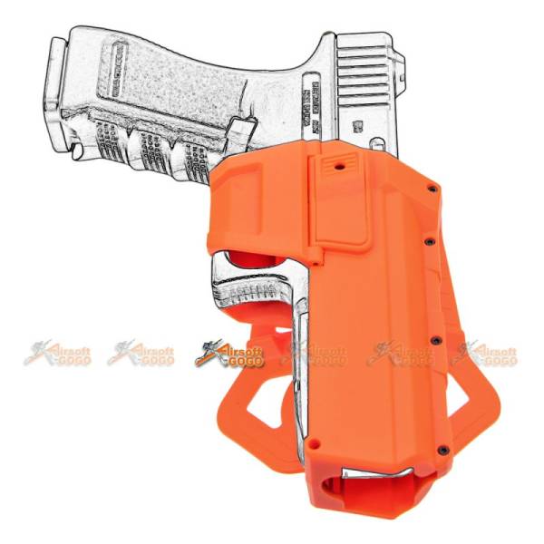 ARMY FORCE Tactical Movable Holster for Marui/WE Glock Pistol (Orange) - Image 3