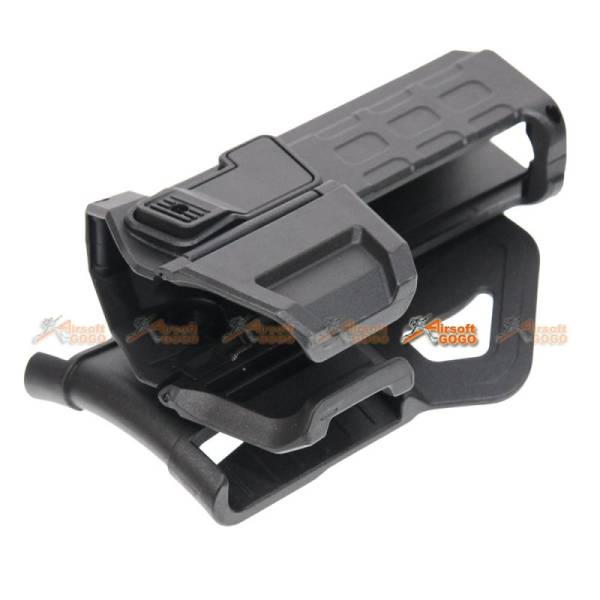 M1911 Army Force Polymer Hard Case Movable Holsters for Marui, WE 1911 Airsoft (Black) - Image 3