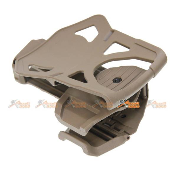 M1911 Polymer Hard Case Movable Holsters for Marui, WE 1911 Airsoft GBB Pistol (DE) - Image 3