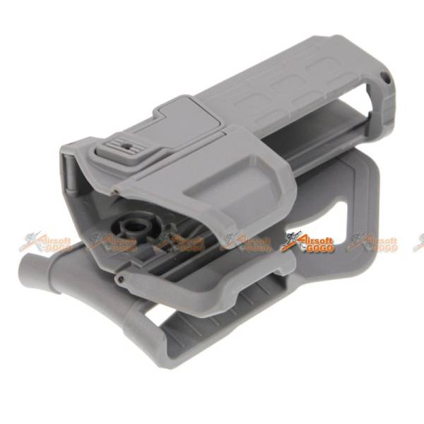 Army Force Polymer Hard Case Movable Holsters for Marui, WE 1911 Airsoft (Grey) - Image 2