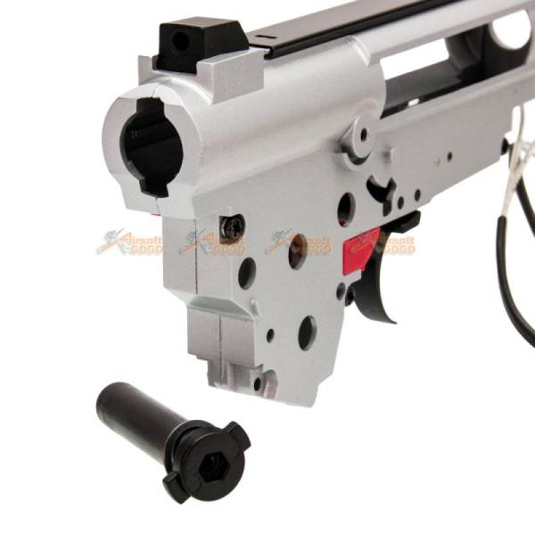 Metal Gearbox Shell for AK Ver.3 Micro Action Switch Gearbox Airsoft AEG (Silver) - Image 4